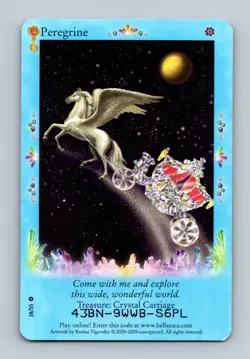 Bella Sara Peregrine 38/55 (Treasures) TCG CCG Trading Card Game Horses - Image 1