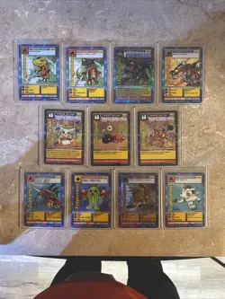 1st edition digimon card bundle 11 Cards - Image 1