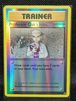 Pokemon TCG - Professor Oak's Hint 84/108 XY Evolutions Reverse Holo Card - NM - Image 1