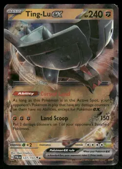Pokemon Cards Ting-Lu ex 127/193 Paldea Evolved Double Rare NM *2 - Image 1