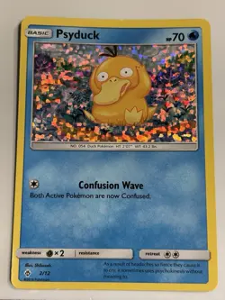 Pokemon 2018 McDonald's Promo Psyduck Holo TCG Card 2/12 - Image 1