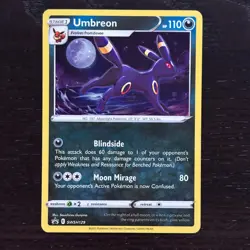 Umbreon SWSH129 Pokemon Sword & Shield Black Star Promo Holo Card NM - Image 1