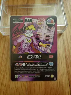 Hermitcraft TCG Series 2 Alter Ego Rare Signed Worm Man Card - Image 1