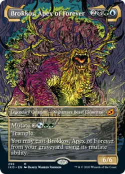 1x Brokkos, Apex of Forever - Showcase Moderate Play MTG Magic - Kid Icarus - - Image 1