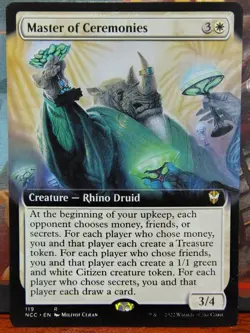 Master of Ceremonies (Extended Art) - Streets of New Capenna MTG - Near Mint - Image 1