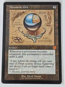 Mesmeric Orb - (Schematic) - The Brothers' War: Retro Frame Artifacts (094) - NM - Image 1