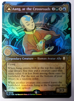 Aang, at the Crossroads - FOIL Showcase Rare - MTG Avatar TLA - 0346 NM - Image 1