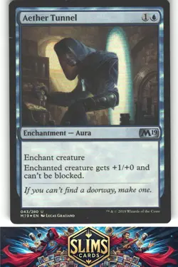 Aether Tunnel - Core Set 2019 - MTG - Uncommon - #43 - NM - Image 1