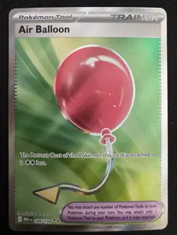 Pokemon TCG Air Balloon 166/132 Me01: Mega Evolution Holo NM - Image 1