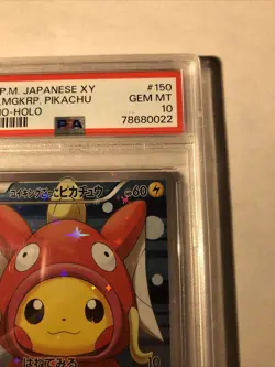 2015 Pokemon Japanese XY Pikachu Poncho Magikarp Promo 150/XY-P PSA 10 Gem Mint - Image 4