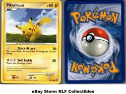 2008 Pokemon, D&P Majestic Dawn, #70/100 Pikachu, Common - Image 1