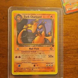 Pokemon TCG Mega Charizard X EX, Meowth, Dark Charizard Holo Lot Vintage English - Image 3