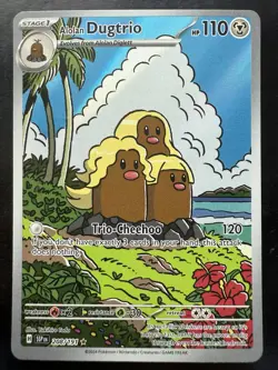 Pokemon Alolan Dugtrio 208/191 Surging Sparks Holo Illustration Rare (NM) - Image 1