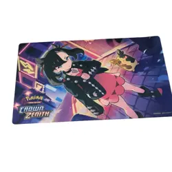 Pokemon Sword & Shield Crown Zenith Marnie & Morpeko Playmat - Image 1