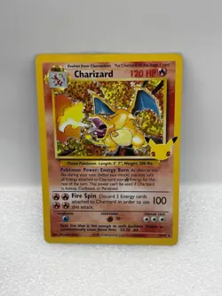Pokemon TCG Charizard 4/102 Celebrations: Classic Collection Holo - Image 1