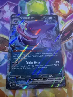 Pokemon TCG - Gengar EX 104/162 Holo Double Rare - Temporal Forces, SV - Image 1