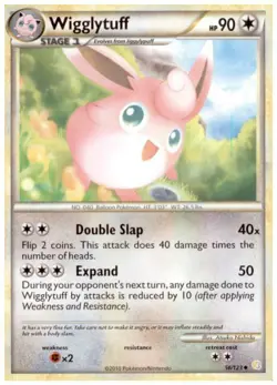 2x (HGSS-056) Wigglytuff (U) Pokemon HeartGold SoulSilver Card # 56 - Image 1