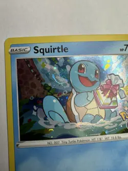 Cosmic Holo Promo with SWIRL 🌀 Squirtle SWSH233 - Pokemon Go - NM - Image 3