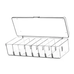 Card Deck Case Storage Dice Sturdy Organizer for 100+ Cards Acrylic Card Box - Image 2