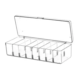 Card Deck Case Storage Dice Sturdy Organizer for 100+ Cards Acrylic Card Box - Image 3