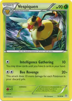 2x (XY07-010) Vespiquen (U) Pokemon XY Ancient Origins Card # 10 - Image 1
