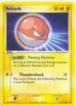 2x (pok-FRLG-085) Voltorb (C) Pokemon EX FireRed LeafGreen Card # 85 - Image 1
