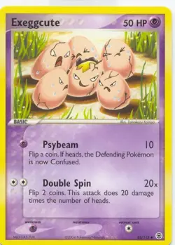 (pok-FRLG-033) Exeggcute (U) Pokemon EX FireRed LeafGreen Card # 33 - Image 1