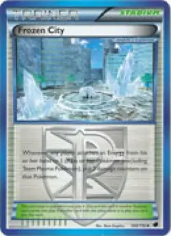 2x (BW9-100) Frozen City (U) Pokemon B&W Plasma Freeze Card # 100 - Image 1