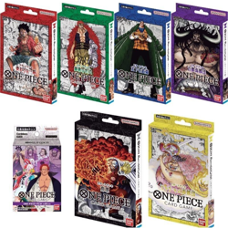 One Piece Card Game Starter Deck Set of 7 ST01-ST07 Sealed Bandai Japan - Image 1