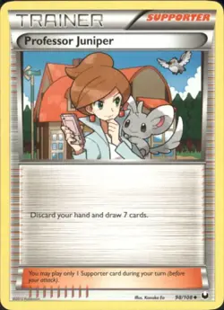 2x (BW5-98) Professor Juniper (U) Pokemon B&W Dark Explorers Card # 98 - Image 1