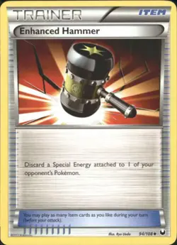 2x (BW5-94) Enhanced Hammer (U) Pokemon B&W Dark Explorers Card # 94 - Image 1