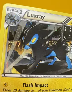 ⚡Luxray 46/99 Cosmos Holo - Next Destinies Blister Promo Pokemon Card 2012 NM - Image 2