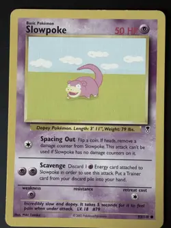 Slowpoke Pokemon Common Card Legendary Collection 93/110 - 2002 - Image 1