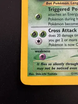 Pokemon Neo Revelation Crobat 4/64 Holo Rare Vintage 2000 Card - Image 3