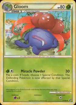 2x (HSDT-027) Gloom (U) Pokemon HGSS Undaunted Card # 27 - Image 1