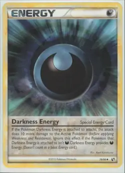 2x (HSDT-079) Darkness Energy (Special Energy) Pokemon HGSS Undaunted Card # 79 - Image 1