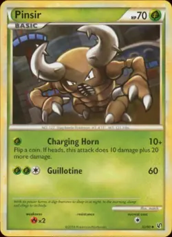 2x (HSDT-032) Pinsir (U) Pokemon HGSS Undaunted Card # 32 - Image 1