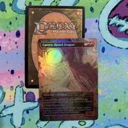 Cavern-Hoard Dragon Full Art Foil Play Test Mtg Card Hobbits Tale - Image 1