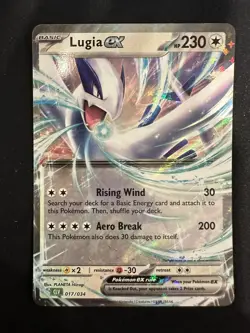 POKEMON TCG LUGIA EX 017/034 CLV POKEMON CARD GAME CLASSIC HOLO ENGLISH - Image 1