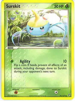 2x (DEOXYS-078) Surskit (C) Pokemon EX Deoxys Card # 78 - Image 1