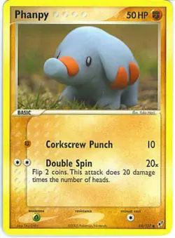 2x (DEOXYS-069) Phanpy (C) Pokemon EX Deoxys Card # 69 - Image 1