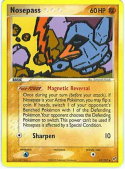 2x (DEOXYS-042) Nosepass (U) Pokemon EX Deoxys Card # 42 - Image 1