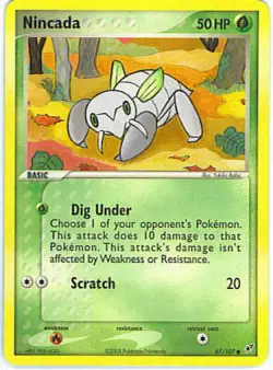 2x (DEOXYS-067) Nincada (C) Pokemon EX Deoxys Card # 67 - Image 1