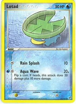 2x (DEOXYS-063) Lotad (C) Pokemon EX Deoxys Card # 63 - Image 1