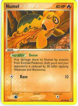 2x (DEOXYS-068) Numel (C) Pokemon EX Deoxys Card # 68 - Image 1