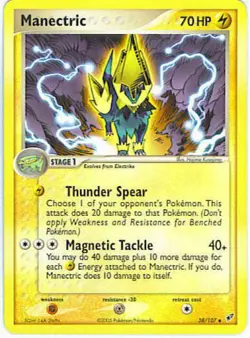 2x (DEOXYS-038) Manectric (U) Pokemon EX Deoxys Card # 38 - Image 1