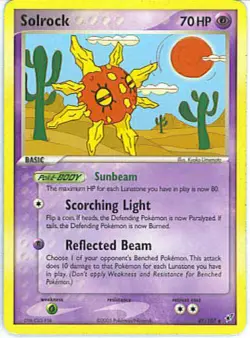 2x (DEOXYS-047) Solrock (U) Pokemon EX Deoxys Card # 47 - Image 1