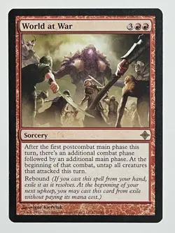 World At War - Rise Of The Eldrazi - NM - MTG Magic The Gathering MTG - Image 1