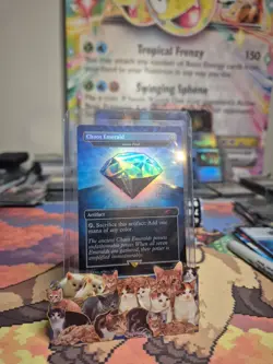 Chaos Emerald Blue - Lotus Petal - Sonic Secret Lair Magic The Gathering MTG - Image 1