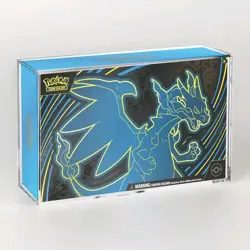 Pokemon Acrylic Display Case Mega Charizard X UPC Box - Magnetic Lid US Seller - Image 1